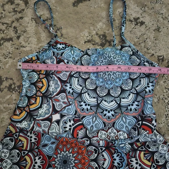 Buy 2~50% Off!!Paisley Womens Medium Tankini - Picture 4 of 6